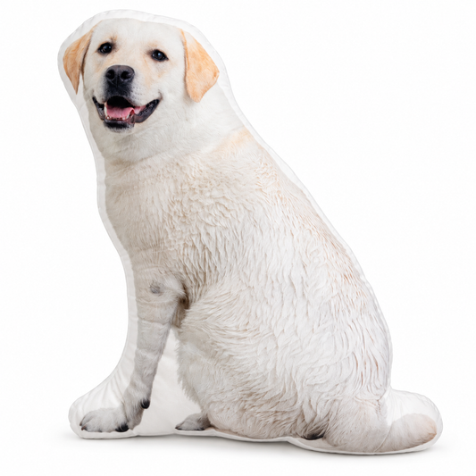 Custom Pet Shaped Pillow From Photo – Personalized Dog & Cat Cushion