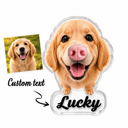 Custom Dog Nose Squishy Fridge Magnet From Photo