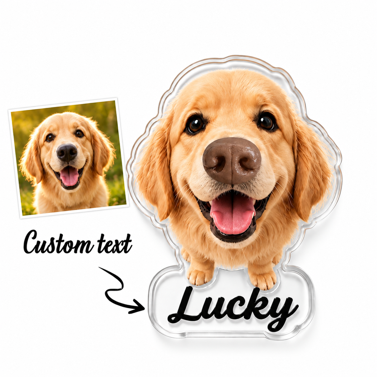 Custom Dog Nose Squishy Fridge Magnet From Photo