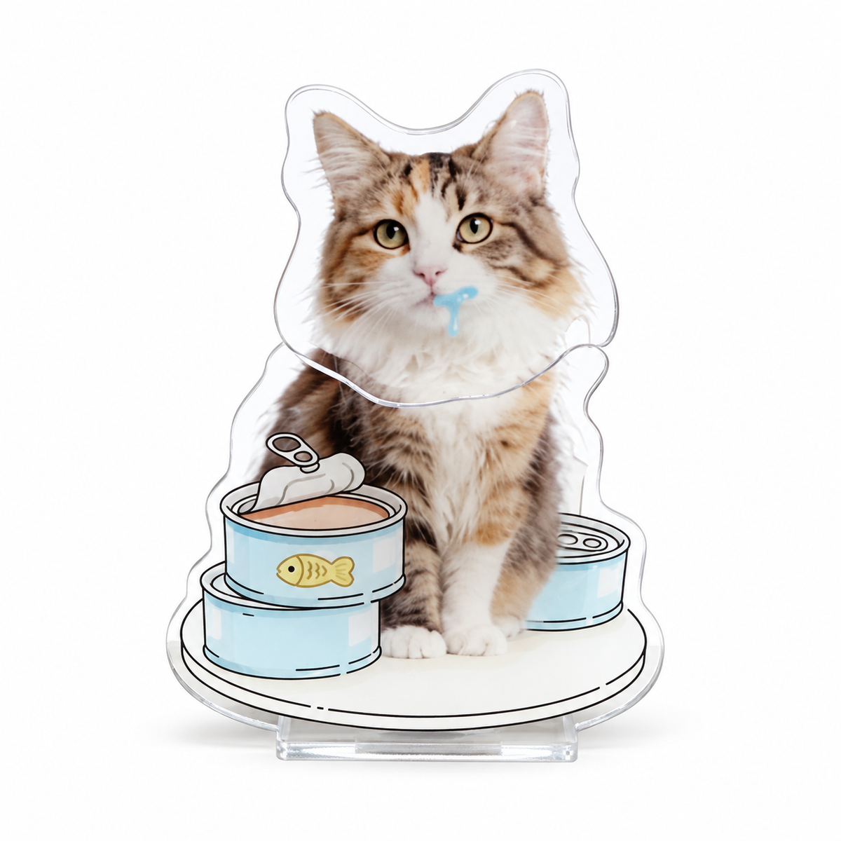 Custom Pet Photo Bobblehead – Personalized Acrylic Dashboard Ornament