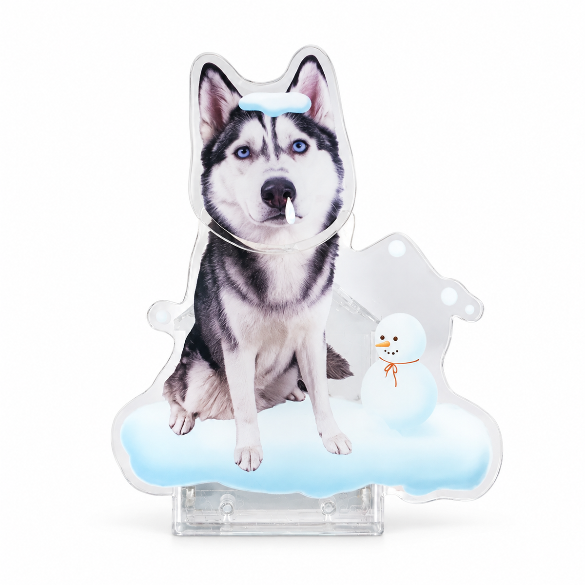 Custom Pet Photo Bobblehead – Personalized Acrylic Dashboard Ornament