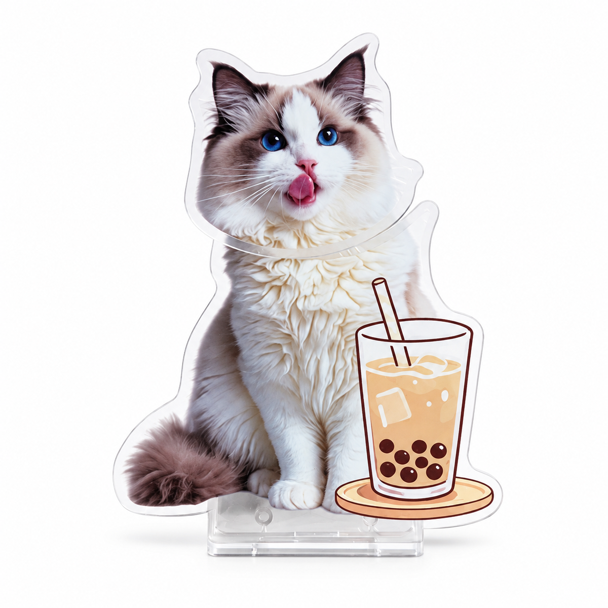Custom Pet Photo Bobblehead – Personalized Acrylic Dashboard Ornament
