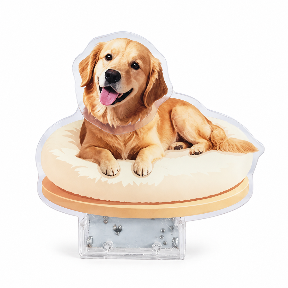 Custom Pet Photo Bobblehead – Personalized Acrylic Dashboard Ornament