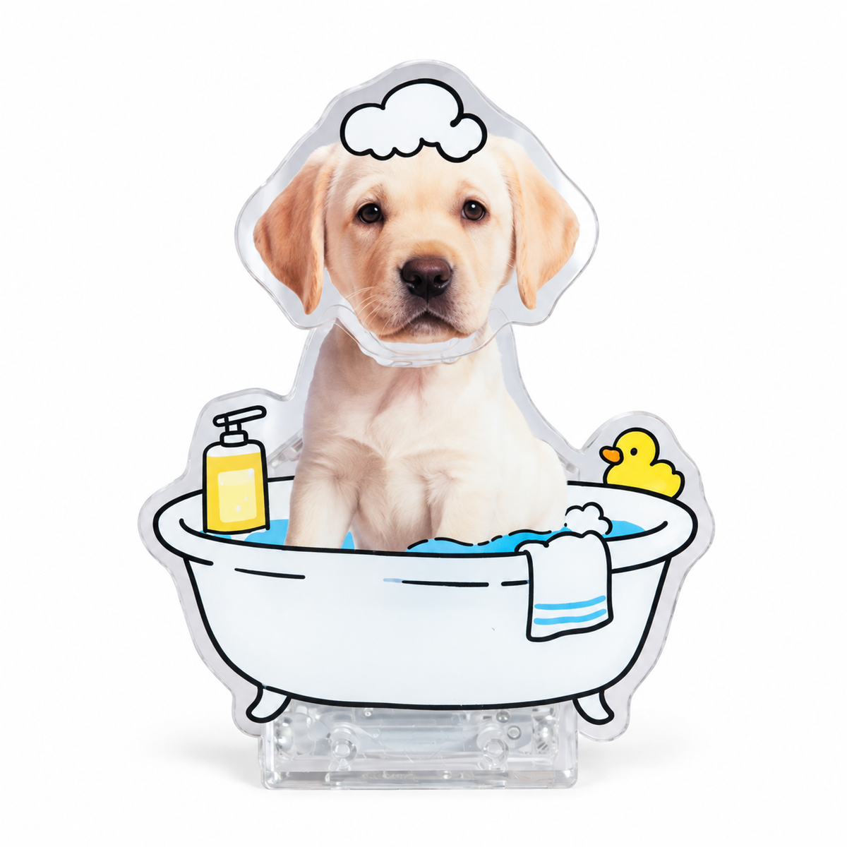 Custom Pet Photo Bobblehead – Personalized Acrylic Dashboard Ornament