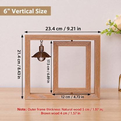 Custom Pet Memorial Photo Frame with Light