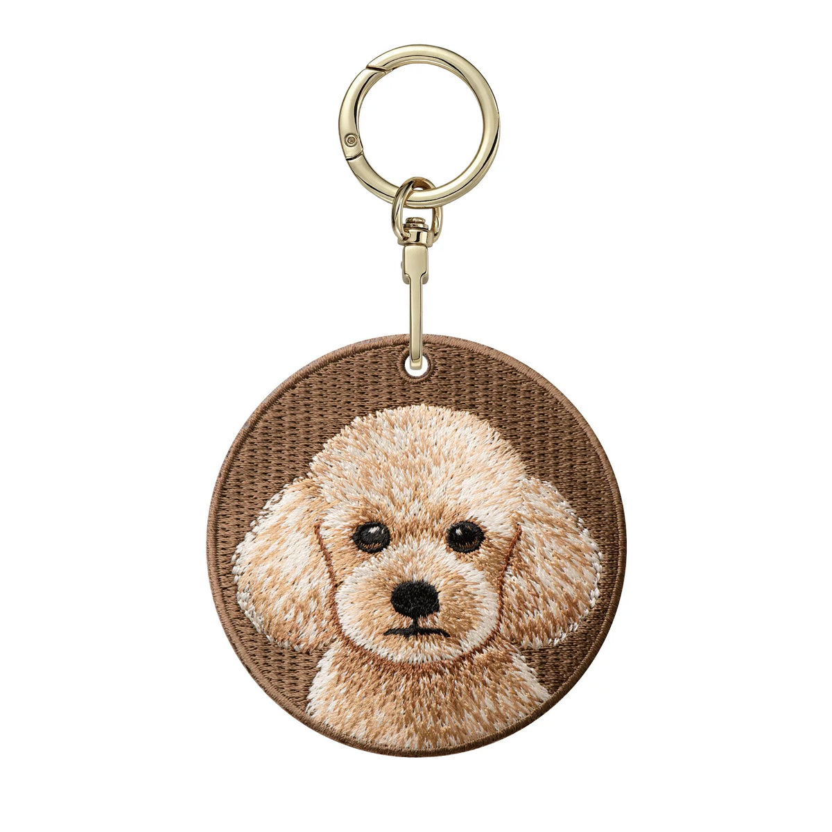Double-Sided Embroidered Pet Keychain – Dog & Cat Designs