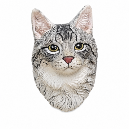 Custom 3D Pet Portrait From Photo – Fridge Magnet or Keychain